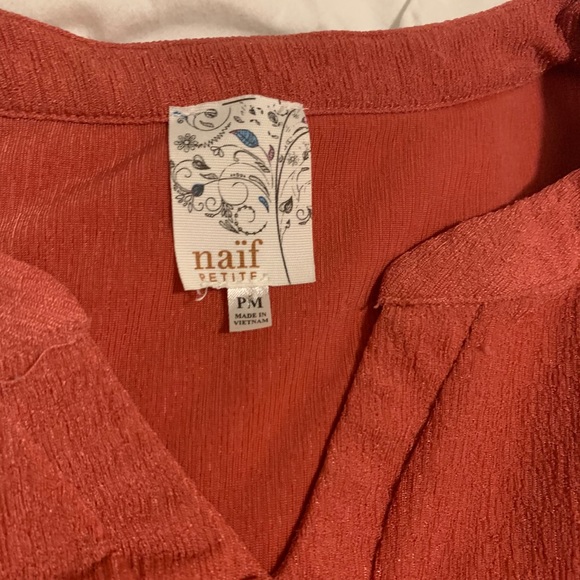 Naïf Petite Orange Blouse - Picture 2 of 2